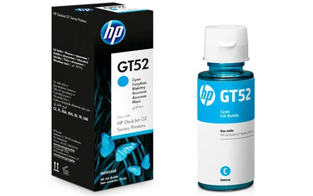 Botella de Tinta HP GT52 Cyan Ink Tank / Smart Tank