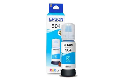 BOTELLAS DE TINTA EPSON T504 70ML - CYAN