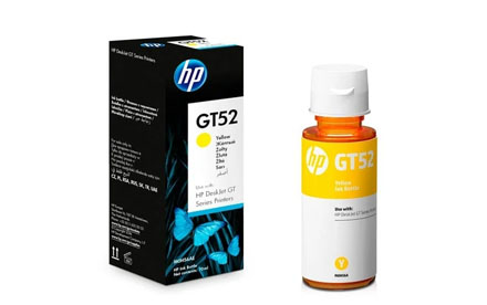 Botella de Tinta HP GT52 Yellow - Ink Tank / Smart Tank