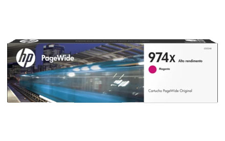 HP 974X Magenta Original PageWide Cartridge - Cartucho de tinta - L0S02AL